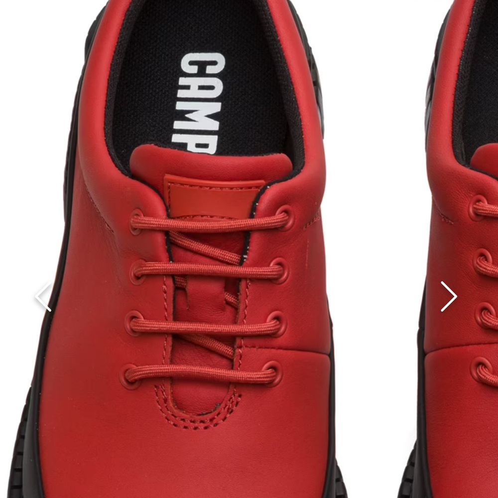 Camper Red Sneakers Sleek Modern Design